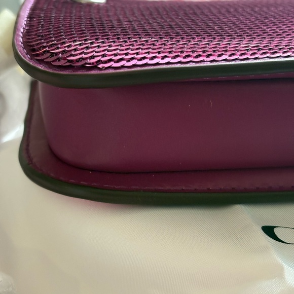 Coach Pink Clutch with Metallic Accents - Picture 14 of 15